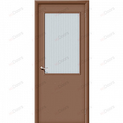 Дверь крашеная ПО усиленная (коричневая RAL 8024)