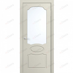 Дверь Глория, крашеная остекленная (цвет: RAL 1013)