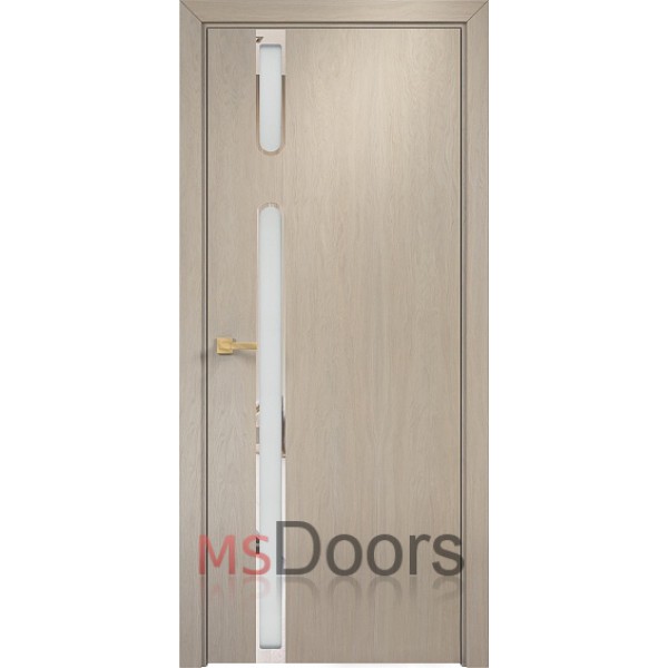 Межкомнатная дверь Рондо, с остеклением (цвет: мокко)