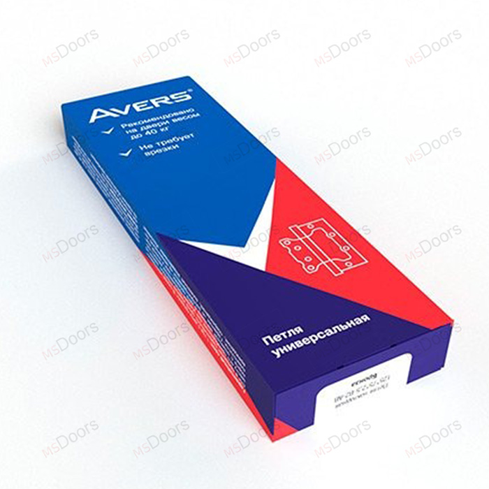 Петля накладная Avers 125*75*2,5-B2-CR