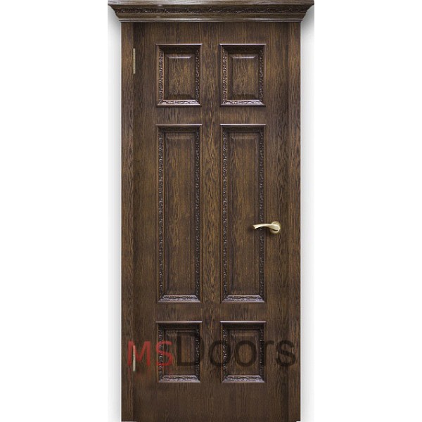 Межкомнатная дверь Гранд, глухое (цвет: дуб коньячный)