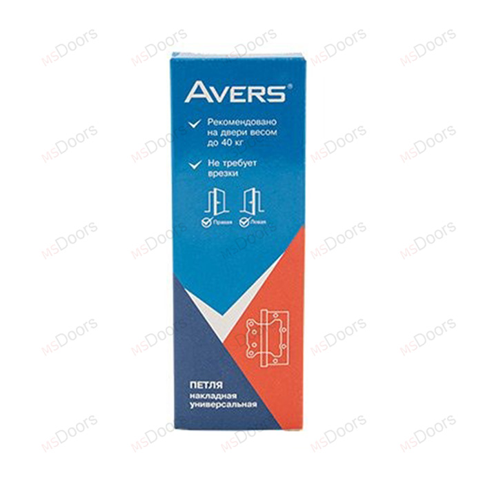 Петля накладная Avers 125*75*2,5-B2-CR