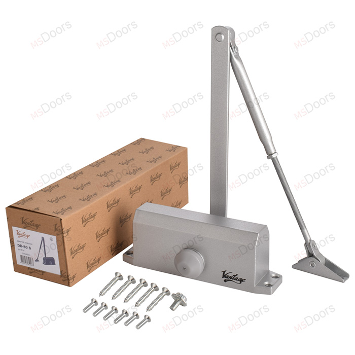 Дверной доводчик DD-80S (серебро)