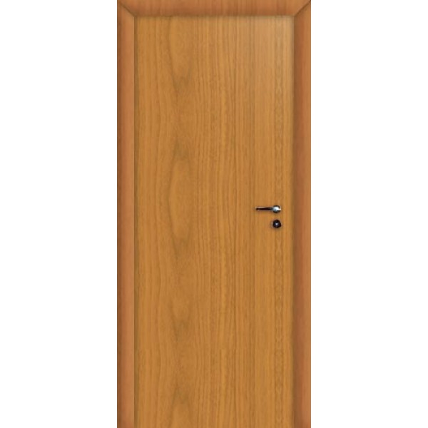 Межкомнатная офисная дверь, ламинированная, глухая (цвет: миланский орех)