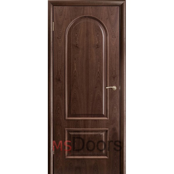 Межкомнатная дверь Арка, глухое полотно (цвет: палисандр)