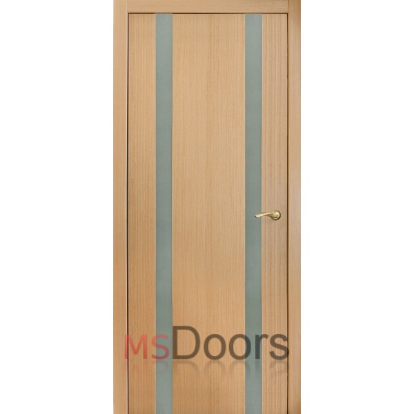 Межкомнатная дверь Верона 2, остекленная  (цвет: анегри)