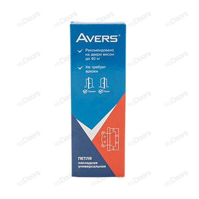 Петля накладная Avers 125*75*2,5-B2-AB