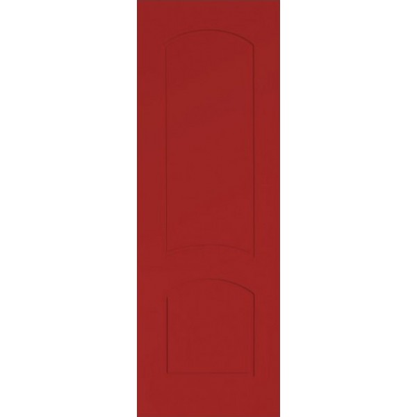 Офисная шпонированная крашенная дверь, Наполеон, глухая (цвет: красный 3000)