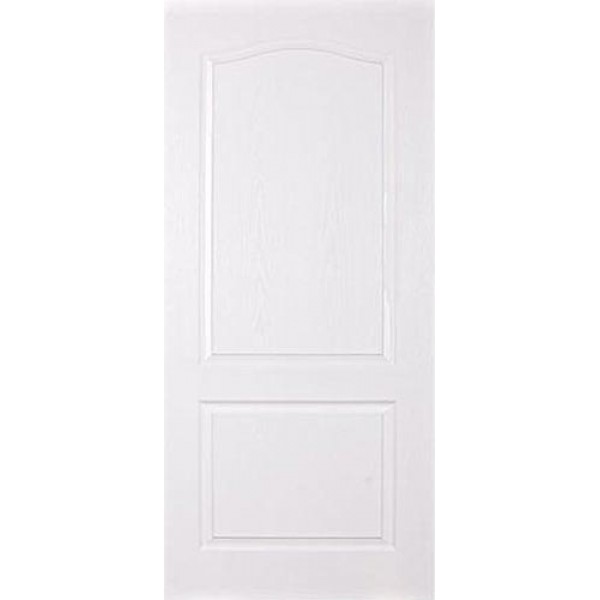 Строительная дверь, грунтованная, глухая (цвет: белый)