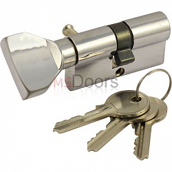 Цилиндр ключ-вертушка Vantage DW60 (цвет: матовый никель)