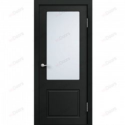 Дверь Марсель, крашеная остекленная (цвет: RAL 9017)