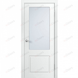 Дверь Марсель, крашеная остекленная (цвет: RAL 9010)