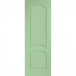 Офисная шпонированная крашенная дверь, Наполеон, глухая (цвет: зеленый 6019)