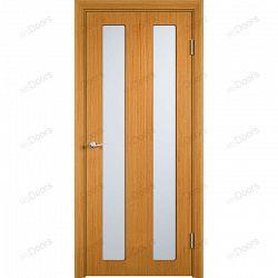 Дверь офисная в шпоне Молния 2 (цвет: дуб)