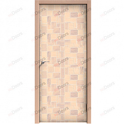 Дверь в пластике CPL цветная с рисунком (цвет: 4011 мозаика)