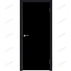 Дверь в пластике CPL однотонная (цвет: 1015 черный)