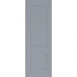 Офисная шпонированная крашенная дверь, Наполеон, глухая (цвет: серый 7040)