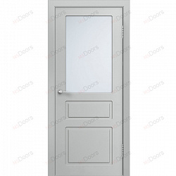 Дверь Марсель 3, крашеная остекленная (цвет: RAL 7035)