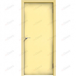 Дверь в пластике CPL однотонная (цвет: 1012 ваниль)
