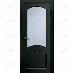 Дверь Наполеон, крашеная остекленная (цвет: RAL 9017)