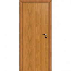 Межкомнатная офисная дверь, ламинированная, глухая (цвет: миланский орех)
