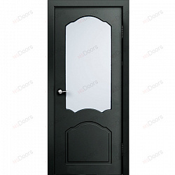 Дверь Каролина, крашеная остекленная (цвет: RAL 9017)