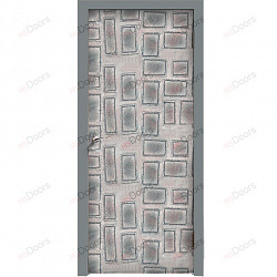Дверь в пластике CPL под камень (цвет: 3058 венето)